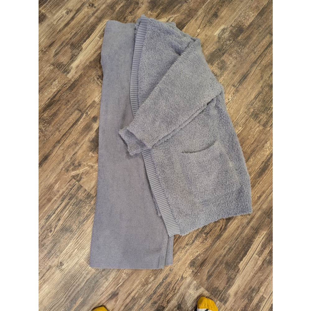 NWT Barefoot Dreams CozyChic Lite Cardigan & Pants Set Gray Size 3X